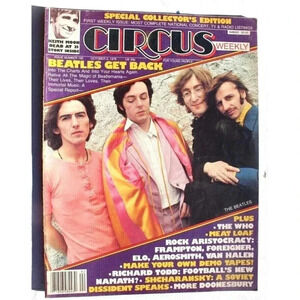 Circus Magazine October 1978 The Beatles Keith Moon The Who Van Halen Meat Loaf